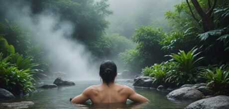 lugares exóticos com águas termais naturais para relaxar